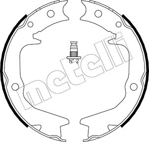 Bremsbackensatz, Feststellbremse Hinterachse Metelli 53-0265 von Metelli