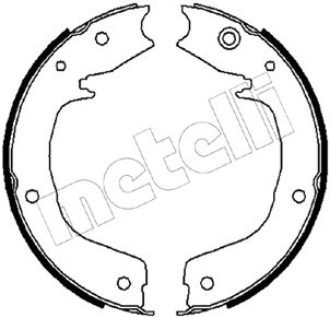 Bremsbackensatz, Feststellbremse Hinterachse Metelli 53-0267 von Metelli