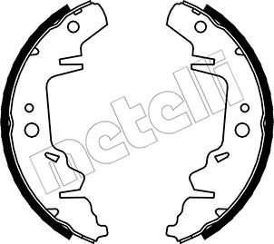 Bremsbackensatz Hinterachse Metelli 53-0026 von Metelli