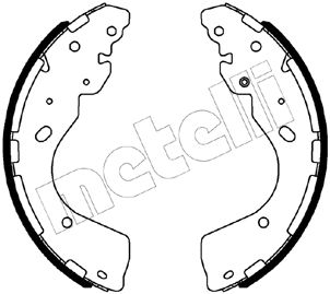 Bremsbackensatz Hinterachse Metelli 53-0508 von Metelli