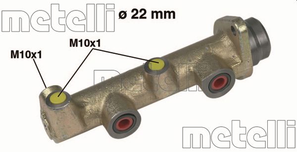 Hauptbremszylinder Metelli 05-0134 von Metelli