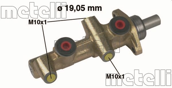 Hauptbremszylinder Metelli 05-0138 von Metelli