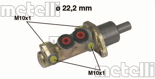 Hauptbremszylinder Metelli 05-0196 von Metelli