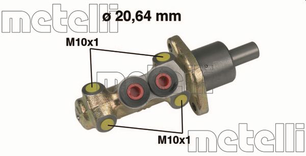 Hauptbremszylinder Metelli 05-0207 von Metelli