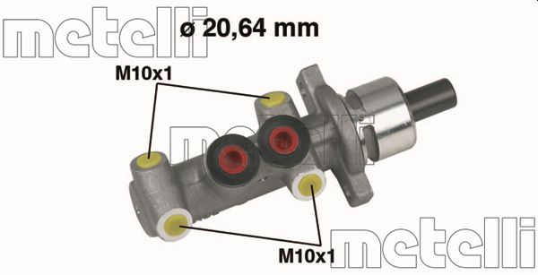 Hauptbremszylinder Metelli 05-0245 von Metelli