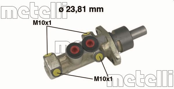 Hauptbremszylinder Metelli 05-0299 von Metelli