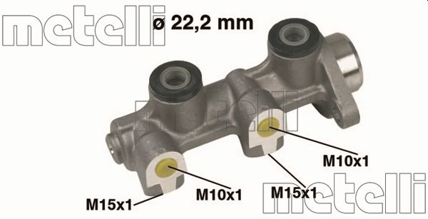 Hauptbremszylinder Metelli 05-0336 von Metelli