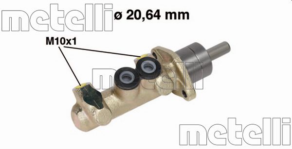 Hauptbremszylinder Metelli 05-0340 von Metelli