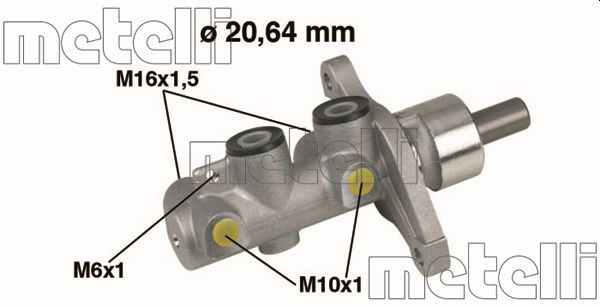 Hauptbremszylinder Metelli 05-0346 von Metelli