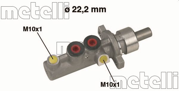 Hauptbremszylinder Metelli 05-0348 von Metelli