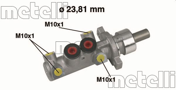 Hauptbremszylinder Metelli 05-0361 von Metelli