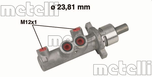 Hauptbremszylinder Metelli 05-0366 von Metelli