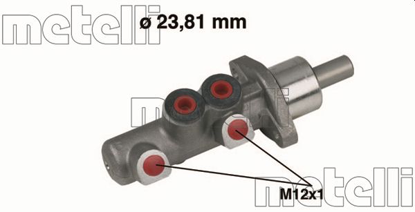 Hauptbremszylinder Metelli 05-0367 von Metelli