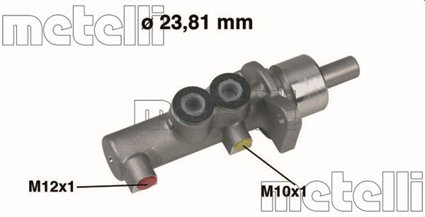 Hauptbremszylinder Metelli 05-0378 von Metelli