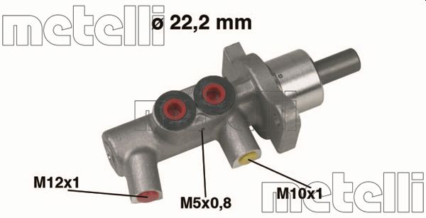 Hauptbremszylinder Metelli 05-0383 von Metelli