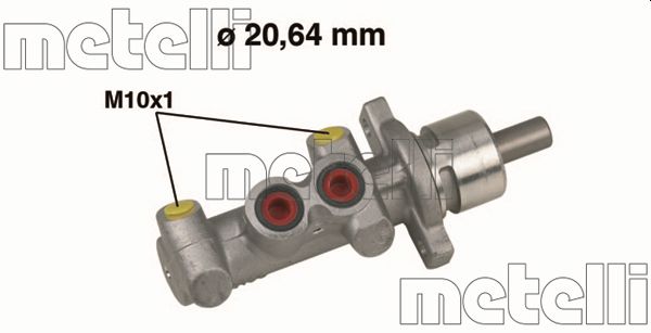 Hauptbremszylinder Metelli 05-0396 von Metelli