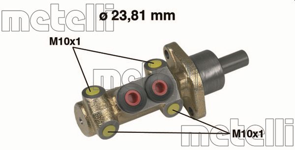 Hauptbremszylinder Metelli 05-0398 von Metelli