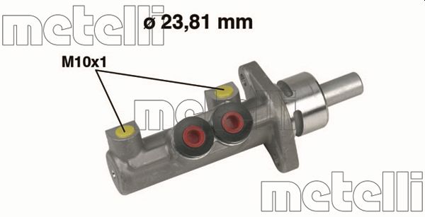 Hauptbremszylinder Metelli 05-0412 von Metelli