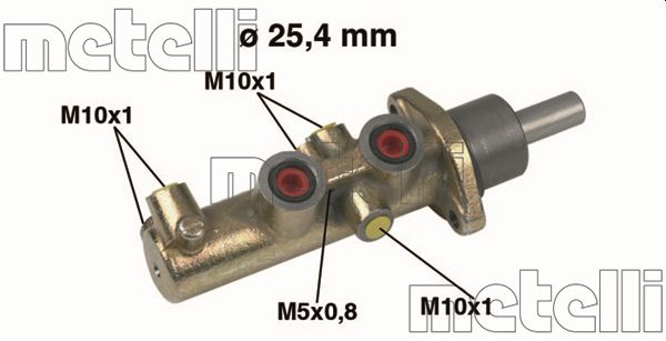 Hauptbremszylinder Metelli 05-0446 von Metelli