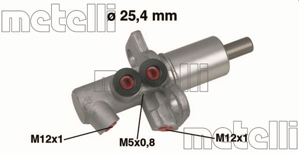 Hauptbremszylinder Metelli 05-0458 von Metelli