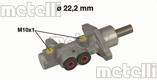 Hauptbremszylinder Metelli 05-0492 von Metelli