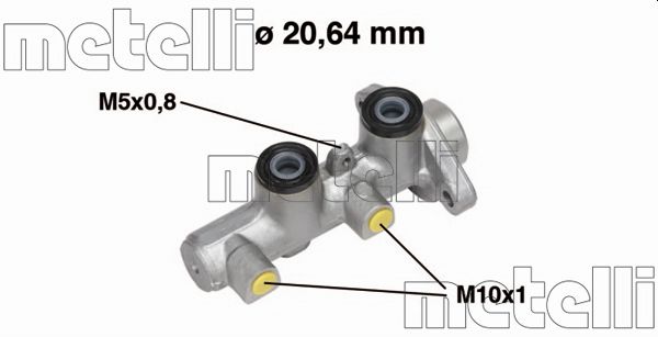 Hauptbremszylinder Metelli 05-0514 von Metelli