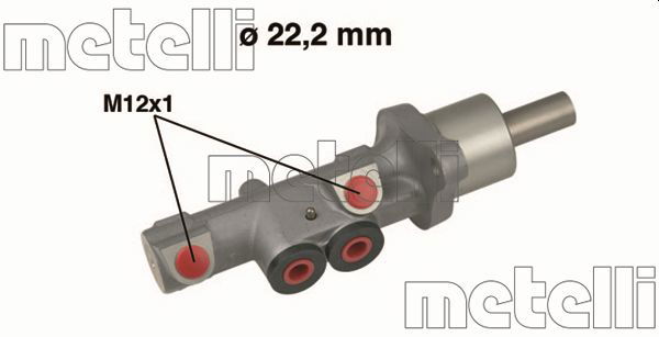 Hauptbremszylinder Metelli 05-0534 von Metelli