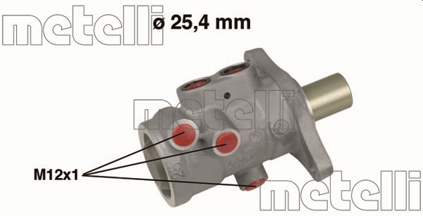 Hauptbremszylinder Metelli 05-0555 von Metelli