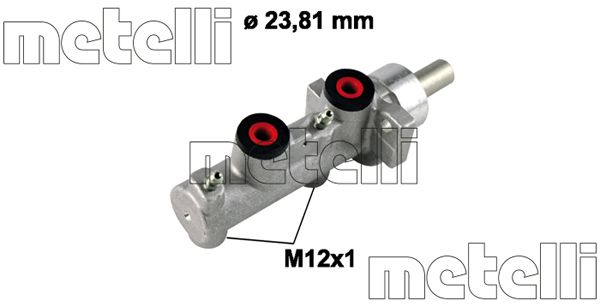 Hauptbremszylinder Metelli 05-0600 von Metelli