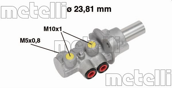 Hauptbremszylinder Metelli 05-0683 von Metelli