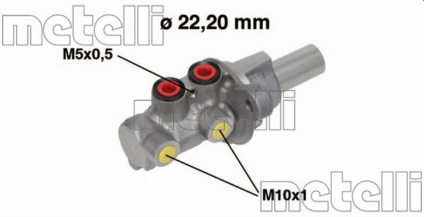 Hauptbremszylinder Metelli 05-0684 von Metelli