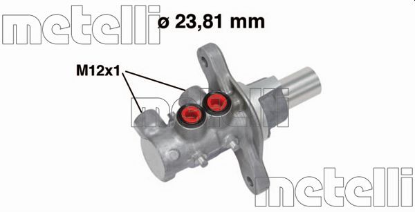 Hauptbremszylinder Metelli 05-0700 von Metelli