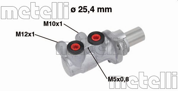 Hauptbremszylinder Metelli 05-0717 von Metelli