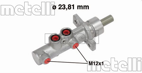 Hauptbremszylinder Metelli 05-0738 von Metelli