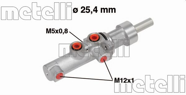 Hauptbremszylinder Metelli 05-0752 von Metelli