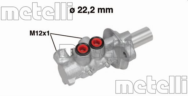 Hauptbremszylinder Metelli 05-0757 von Metelli