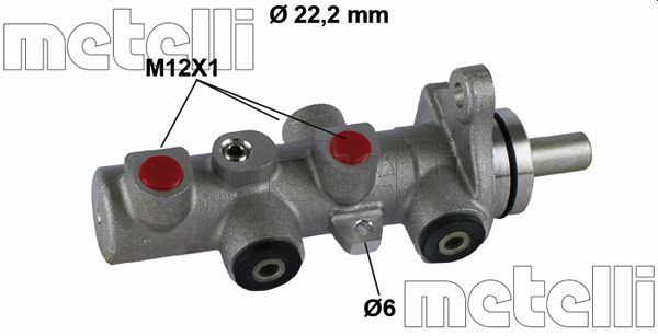 Hauptbremszylinder Metelli 05-0793 von Metelli