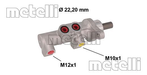 Hauptbremszylinder Metelli 05-0847 von Metelli