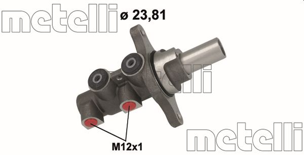 Hauptbremszylinder Metelli 05-1154 von Metelli