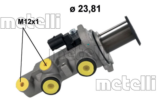 Hauptbremszylinder Metelli 05-1250 von Metelli