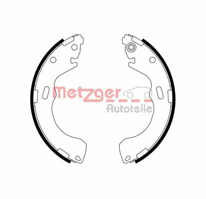 Bremsbackensatz Hinterachse Metzger MG 970 von Metzger