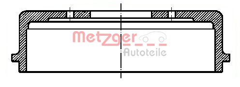 Bremstrommel Hinterachse Metzger BT 319 von Metzger