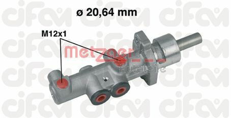 Hauptbremszylinder Metzger 202-404 von Metzger