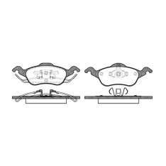 METZGER 0691.00 Bremsbelagsatz, Scheibenbremse - (4-teilig) von Metzger