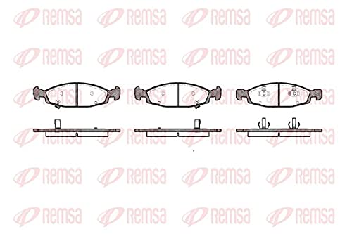 METZGER 0736.02 Bremsbelagsatz, Scheibenbremse - (4-teilig) von Metzger