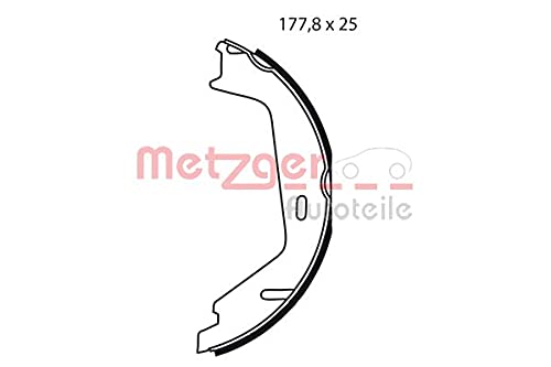 METZGER 238 Bremsbackensatz, Feststellbremse von Metzger