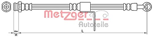 METZGER Bremsschlauch, 4110219 von Metzger