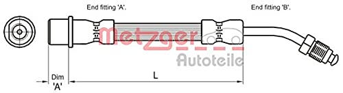 METZGER Bremsschlauch, 4111109 von Metzger