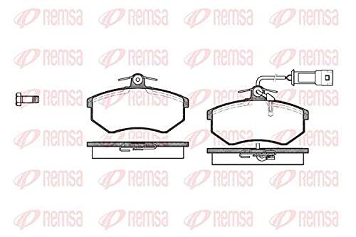 Metzger 0134.02 REMSA Bremsbelagsatz, Scheibenbremse - (4-teilig) von Metzger