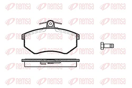 Metzger 0134.10 REMSA Bremsbelagsatz, Scheibenbremse - (4-teilig) von Metzger